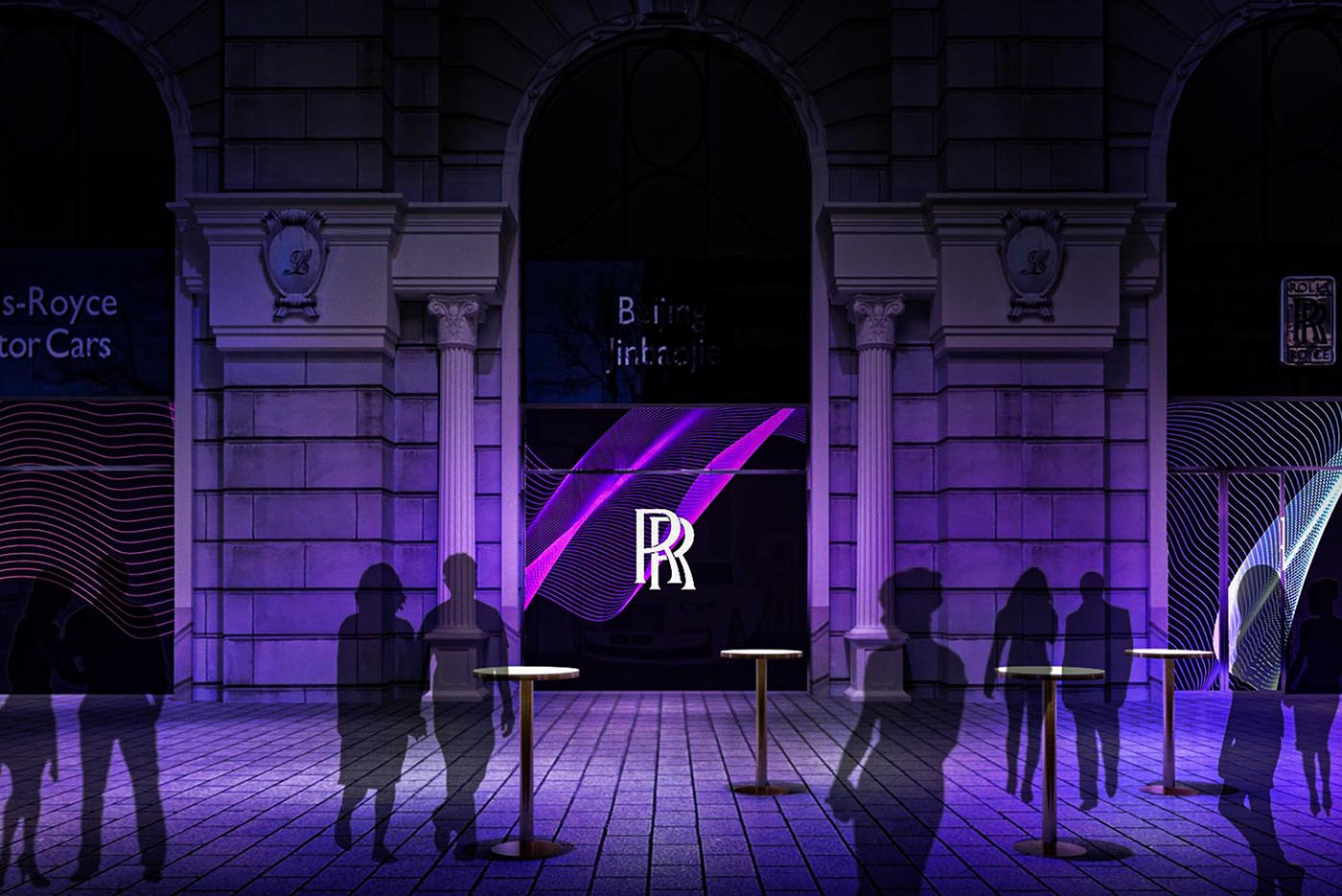 Rolls Royce Projection Mapping by Refractiv - Light & Visual Experience
