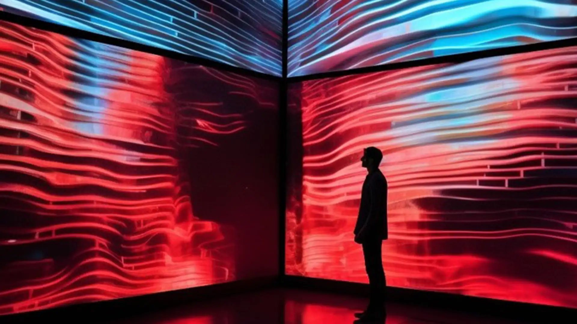 Generative visual system with algorithmic artwork in real-time