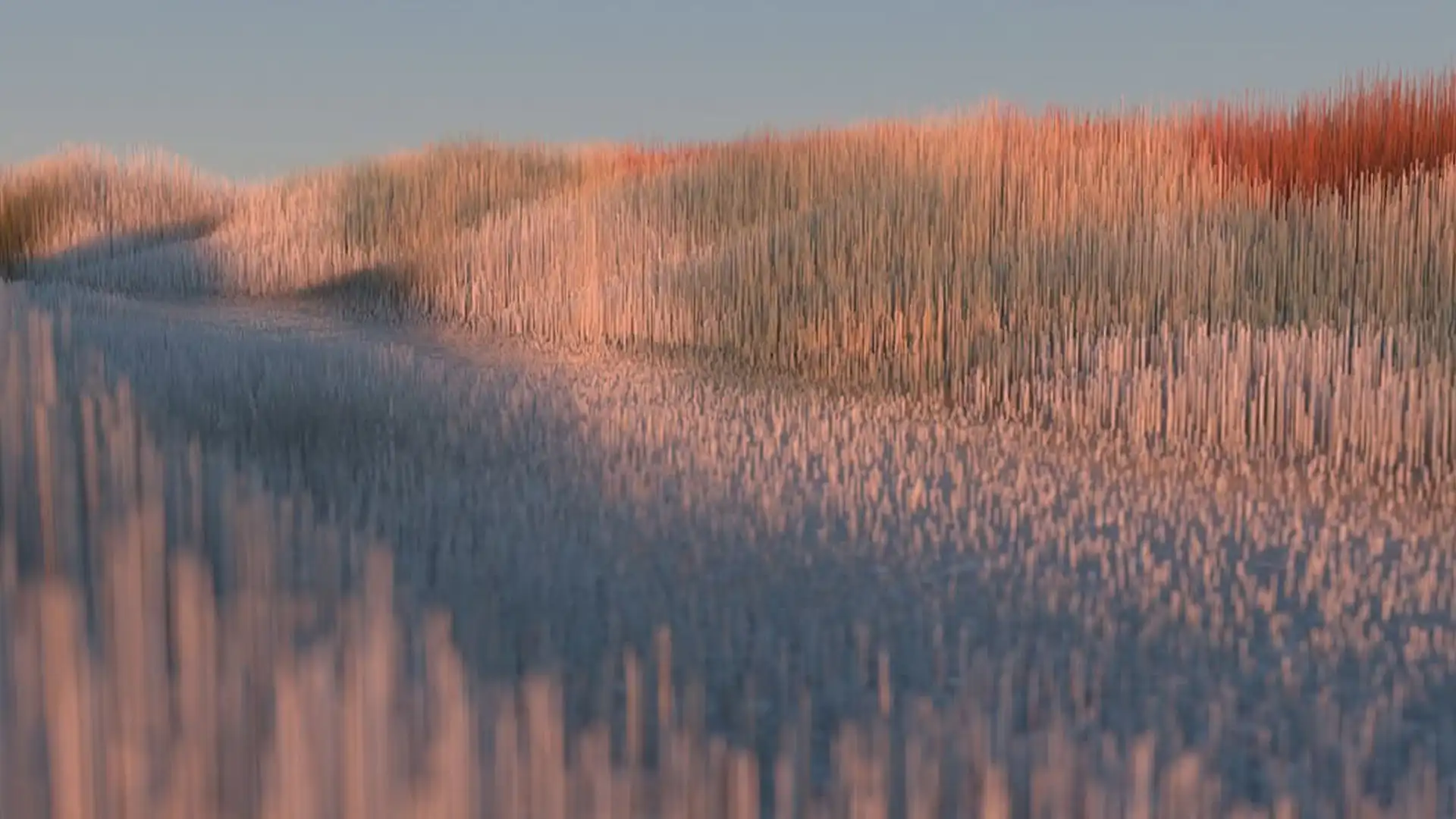 Detail of generative algorithmic artwork with real-time visual composition