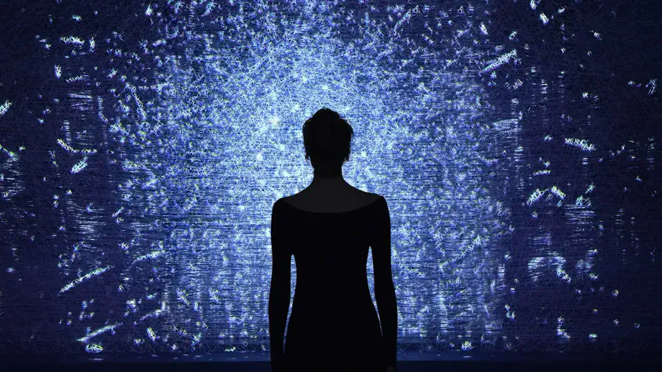 Butterfly projection at the Lexus A-Un installation in Milan